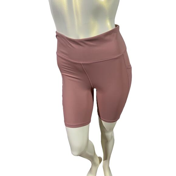 Dusty Pink Biker Shorts – Size Medium, Comfortable Activewear - Picture 15 of 16